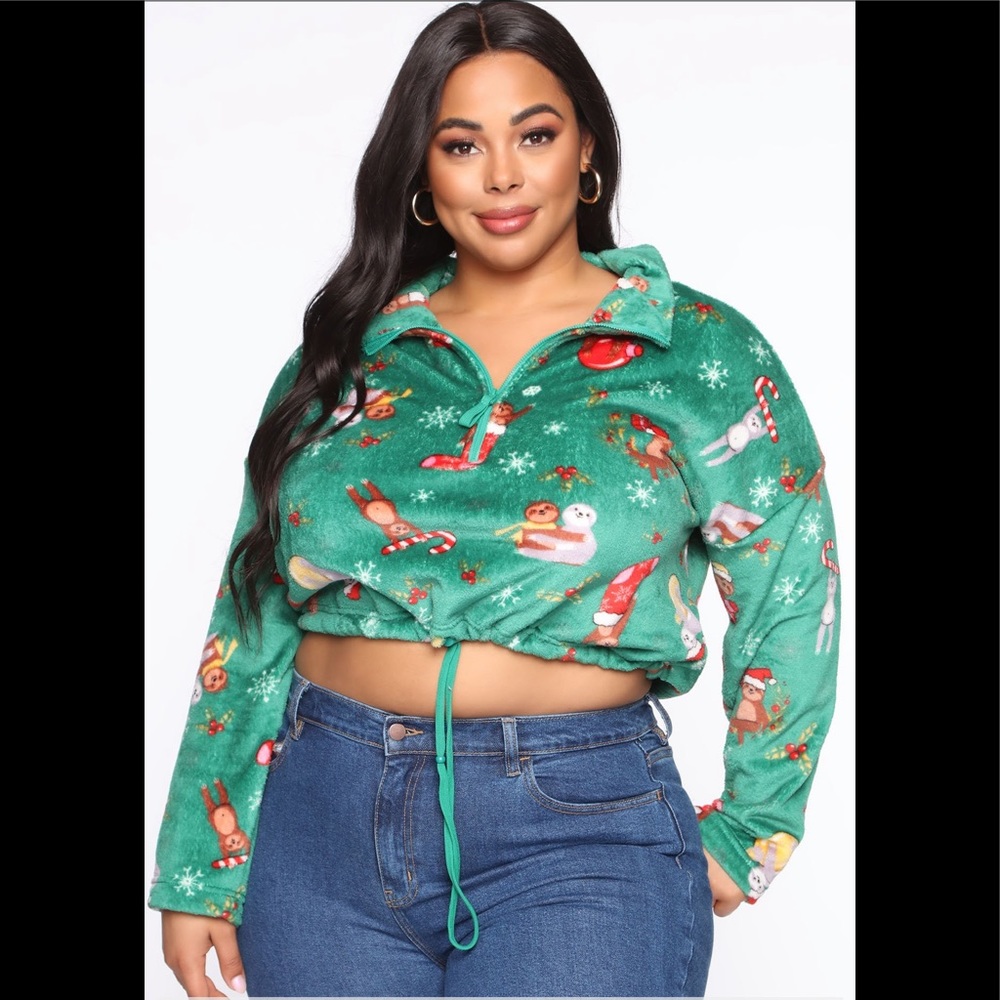 Fashion Nova Fleece Jacket - Picture 3 of 4